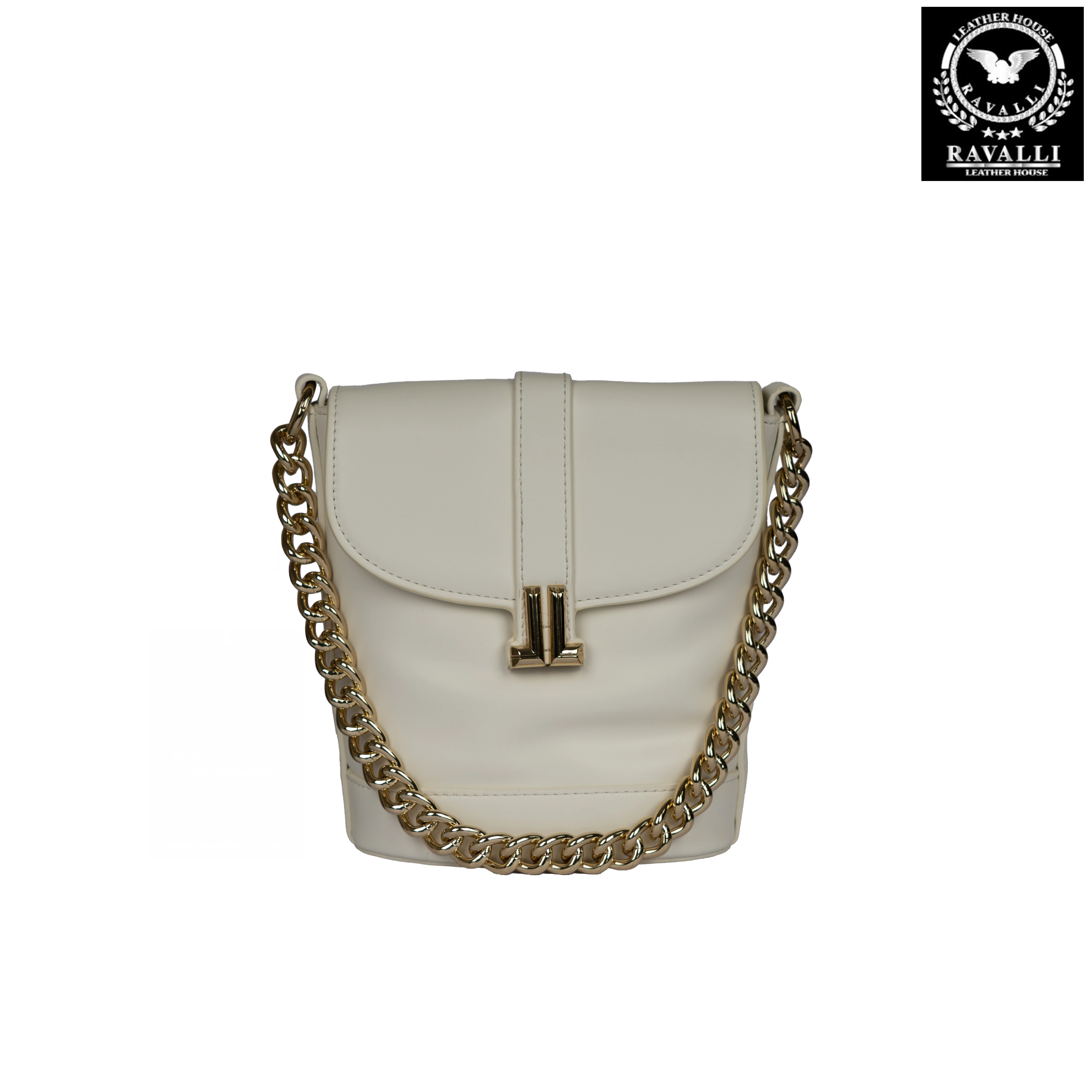 Women's Shoulder Bag with Gold Chain – Model 9005