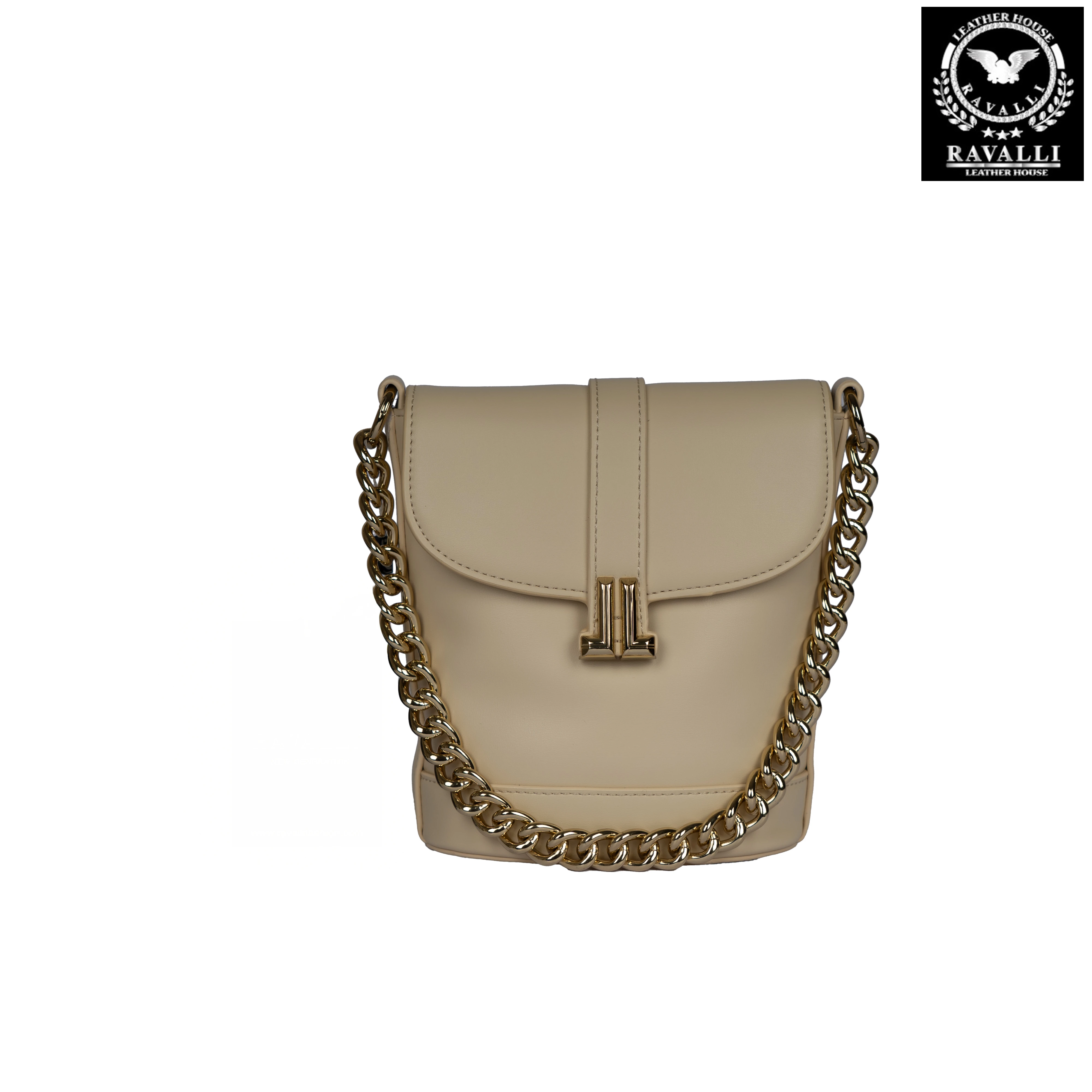 Women's Shoulder Bag with Gold Chain – Model 9005
