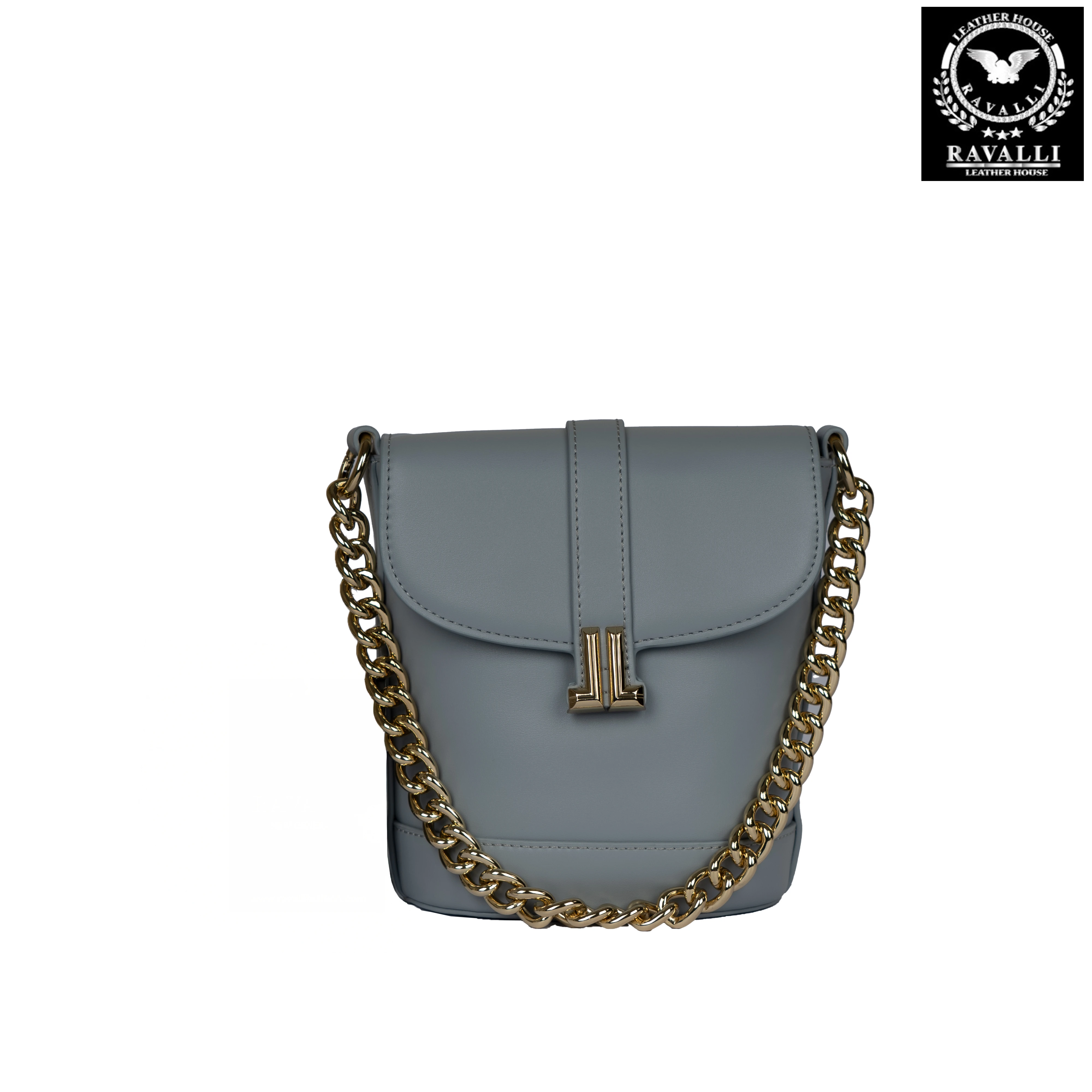 Women's Shoulder Bag with Gold Chain – Model 9005