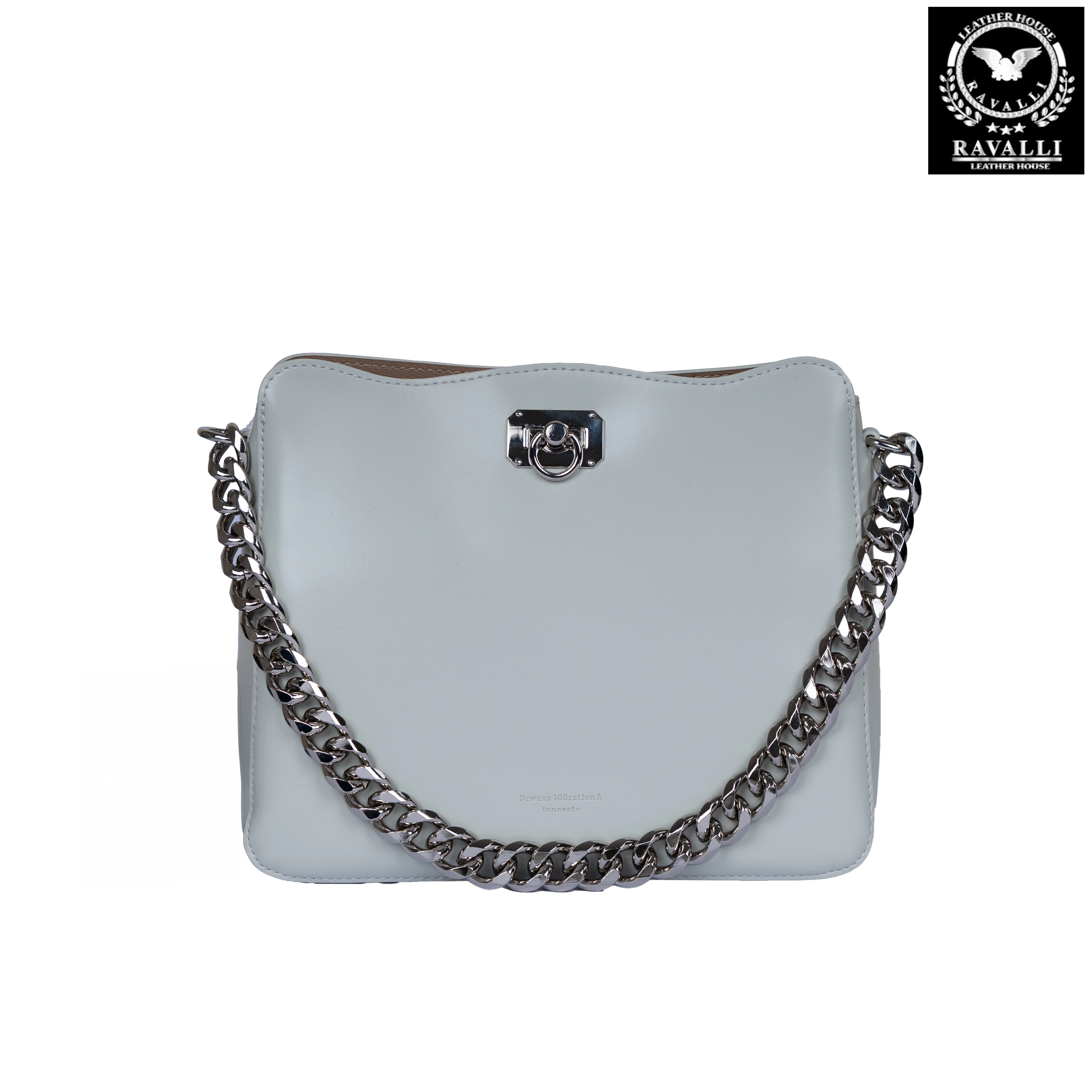 Women's Shoulder Bag with Metal Chain – by RAVALLI