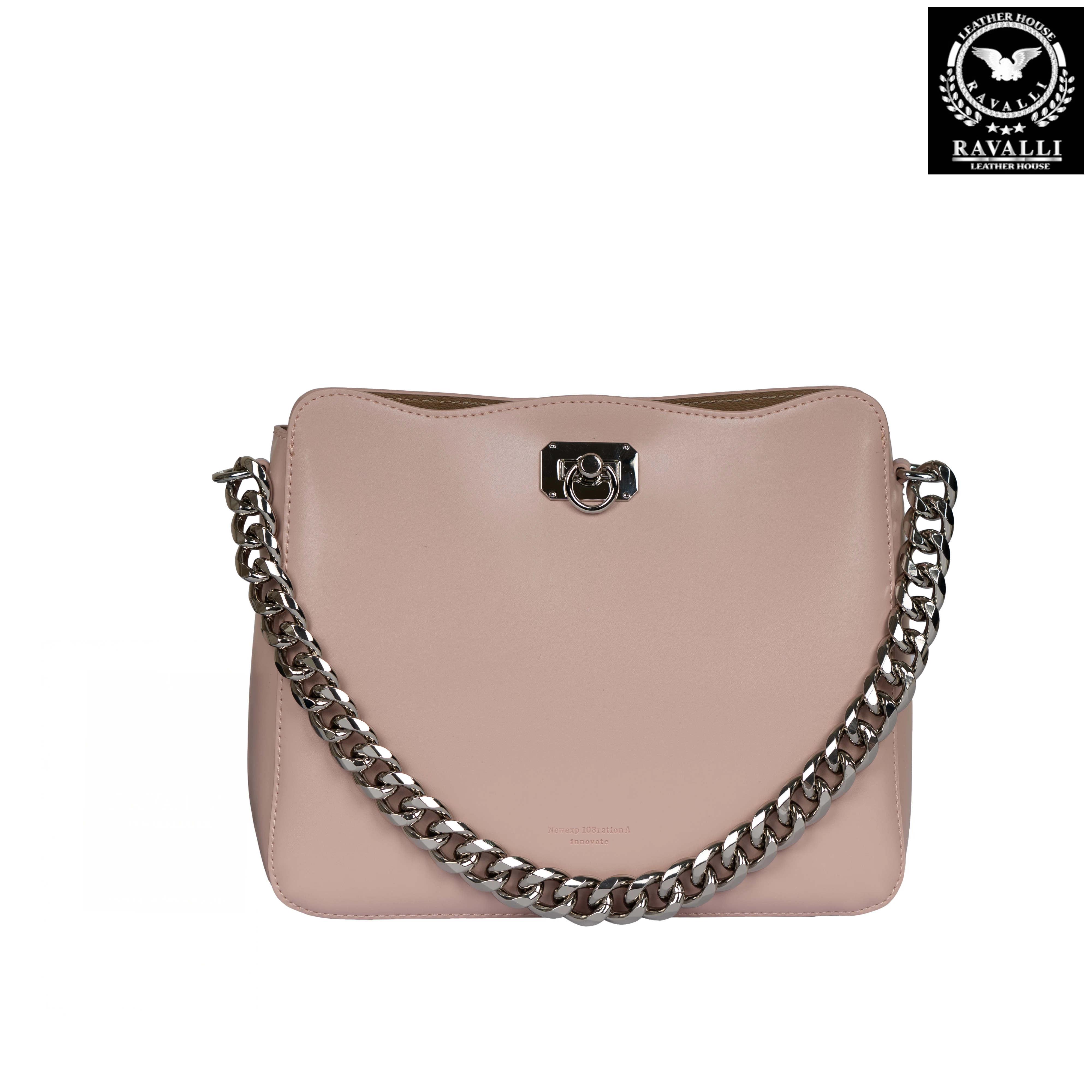 Women's Shoulder Bag with Metal Chain – by RAVALLI