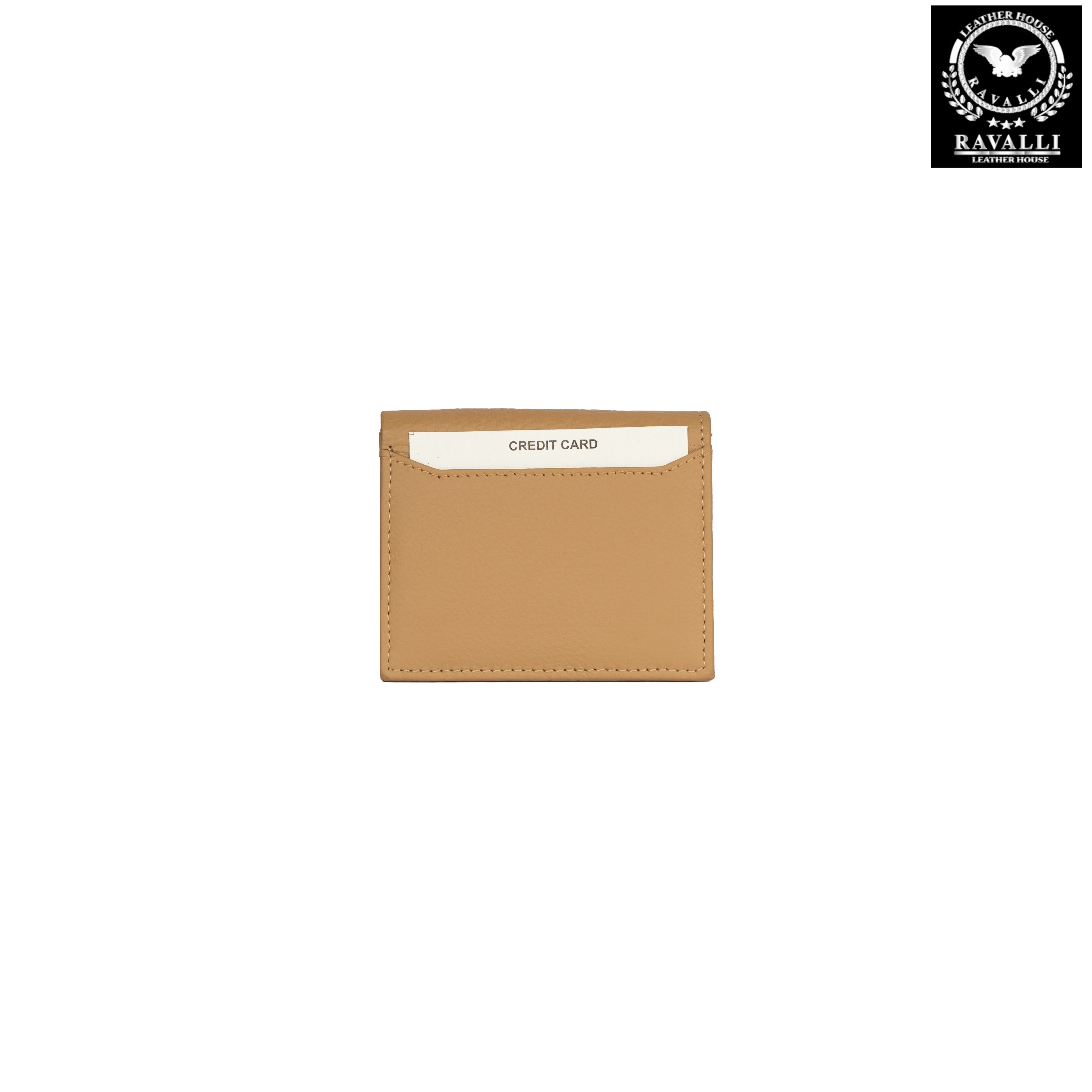 RAVALLI Leather Card Holder – Sleek Design in Multiple Colors