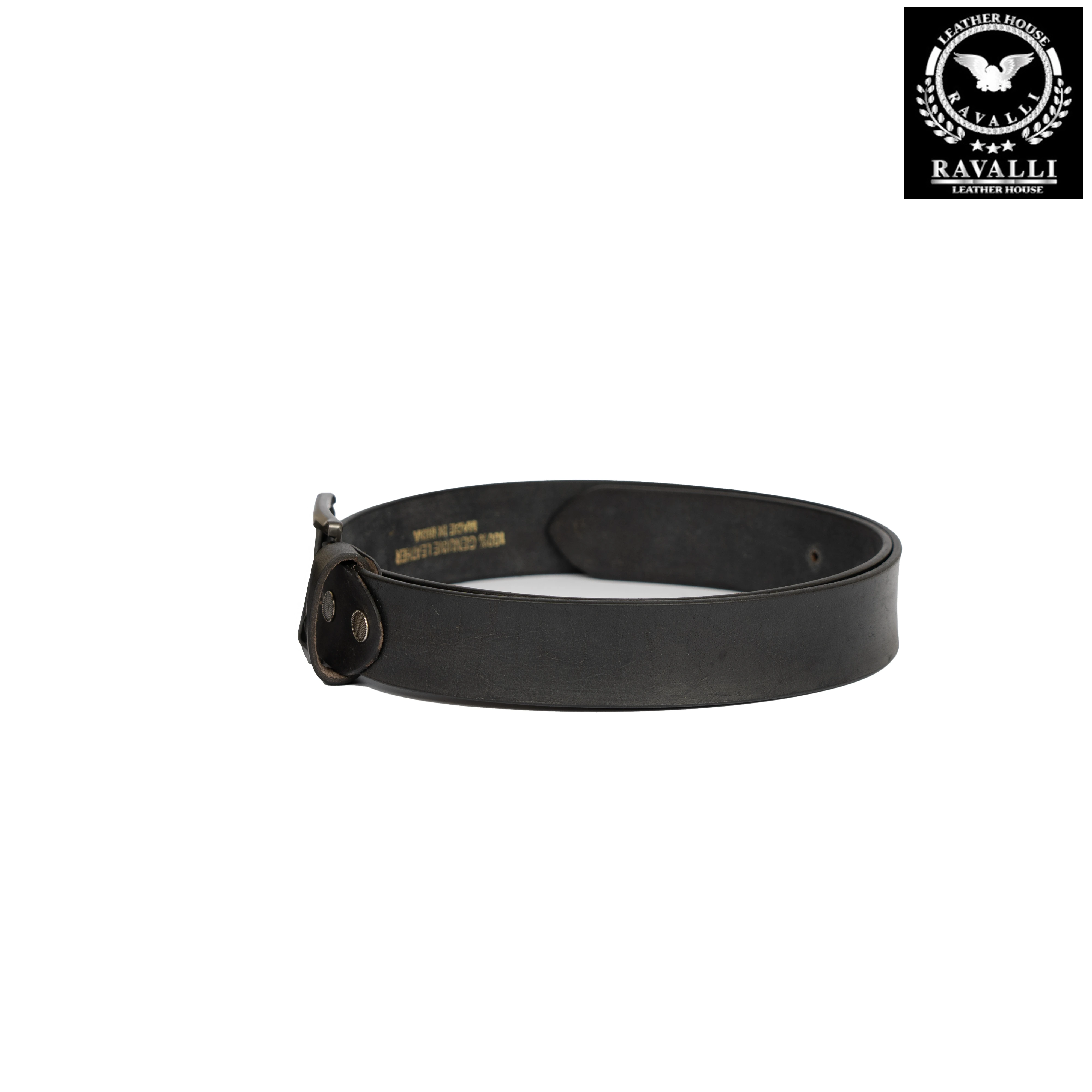 Men's Classic Genuine Leather Belt – Smooth Matte Texture