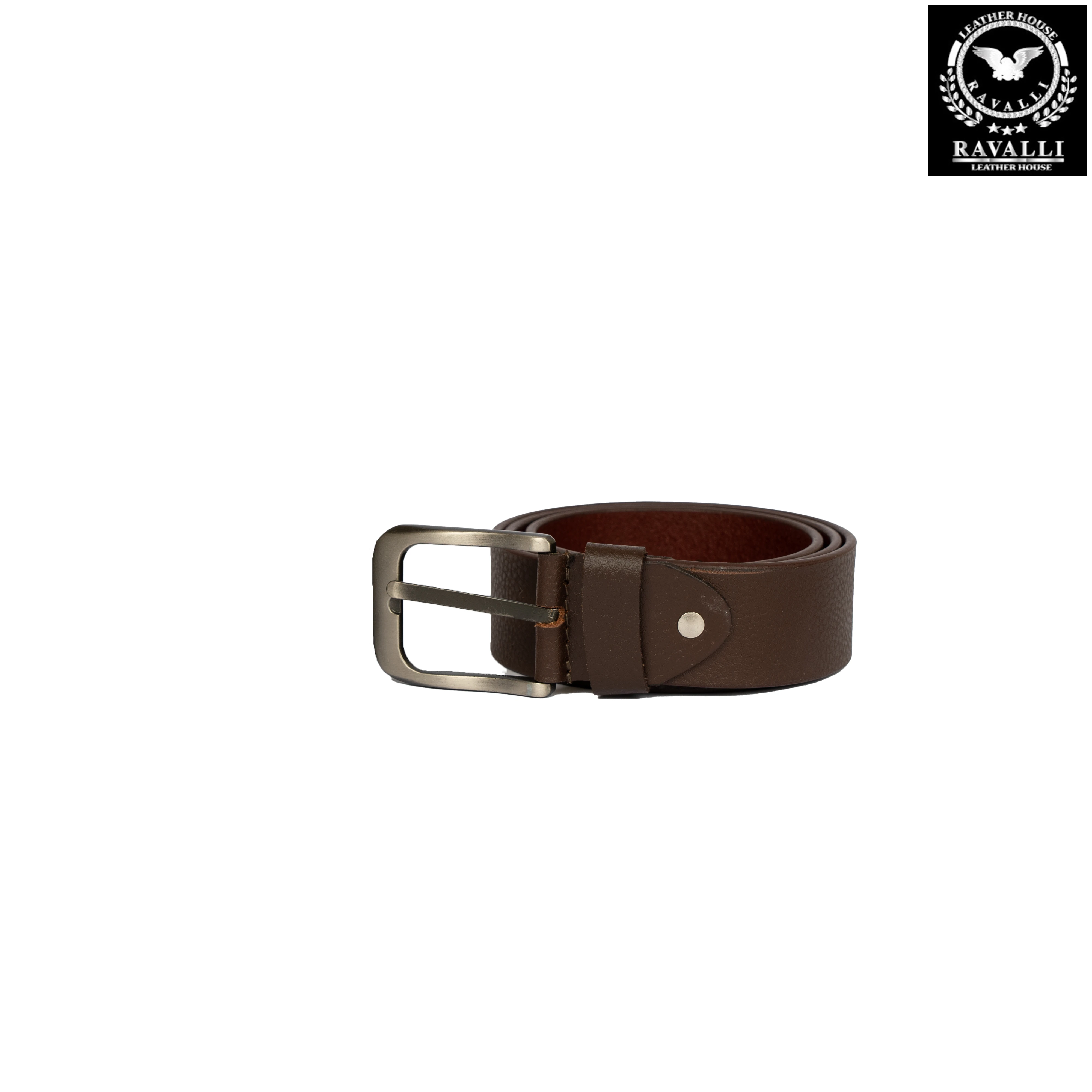 Men’s Leather Belt – Soft Grain Texture – 100% Genuine Leather