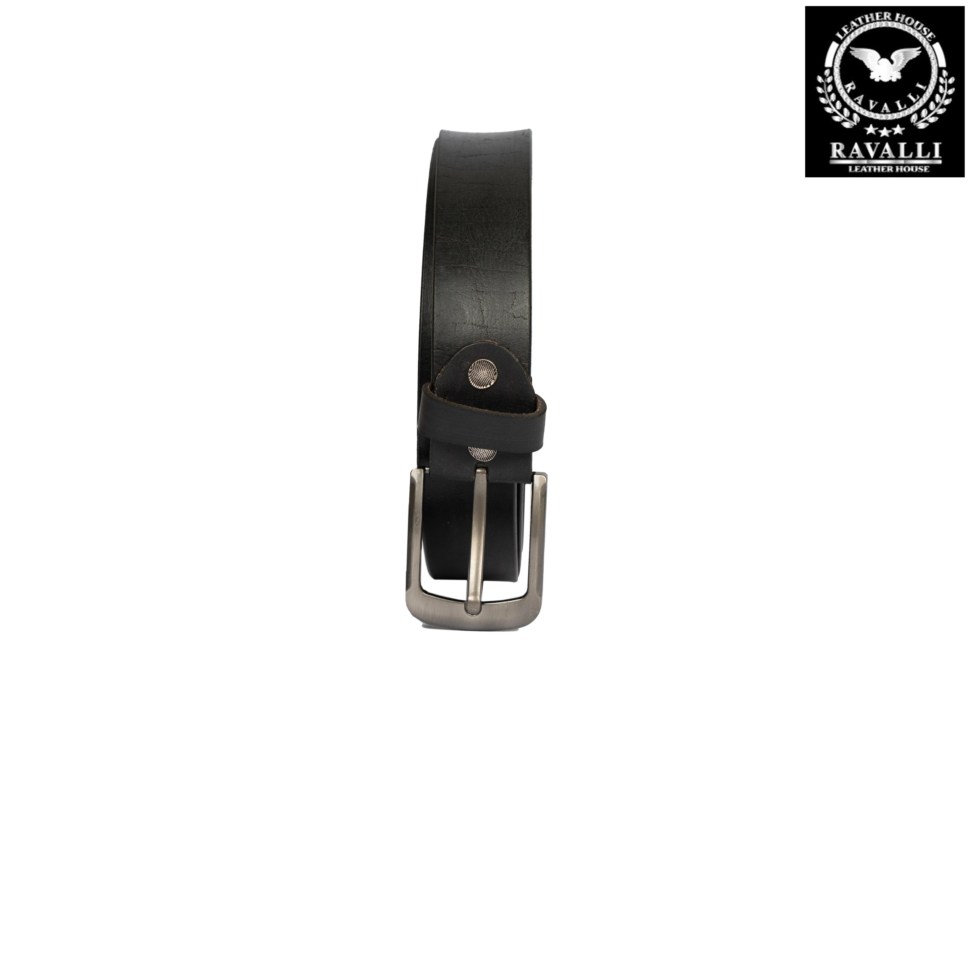 Men's Classic Genuine Leather Belt – Smooth Matte Texture