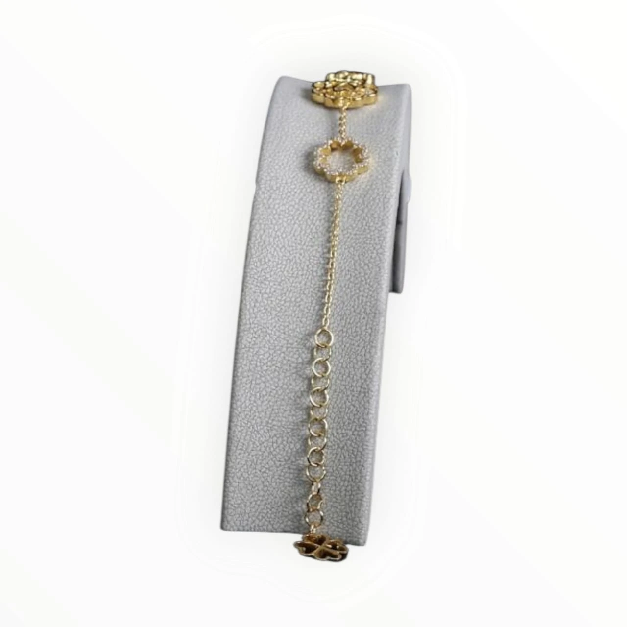 Silver Almasah Flower Bracelet