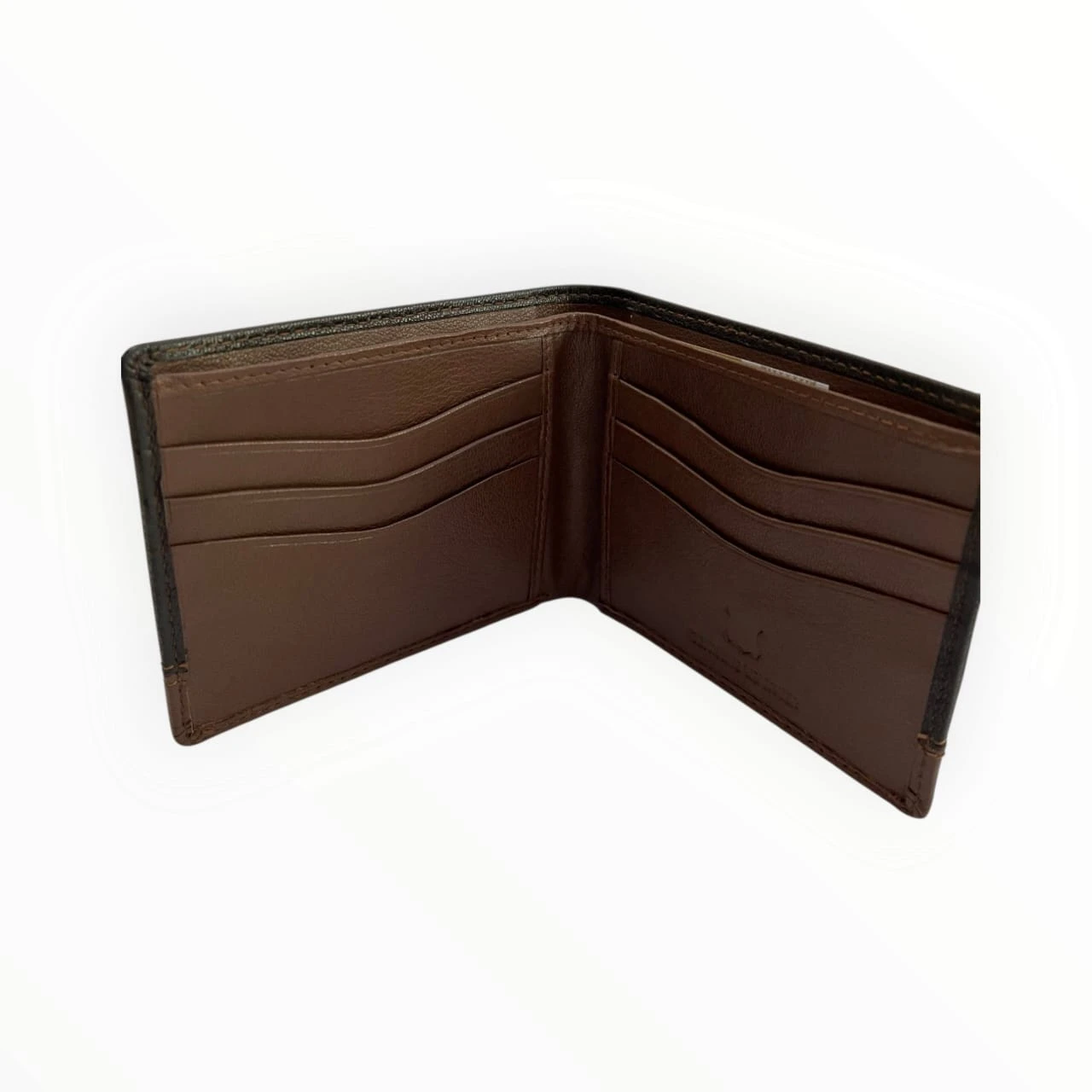 Elegant Two-Tone Genuine Leather Wallet